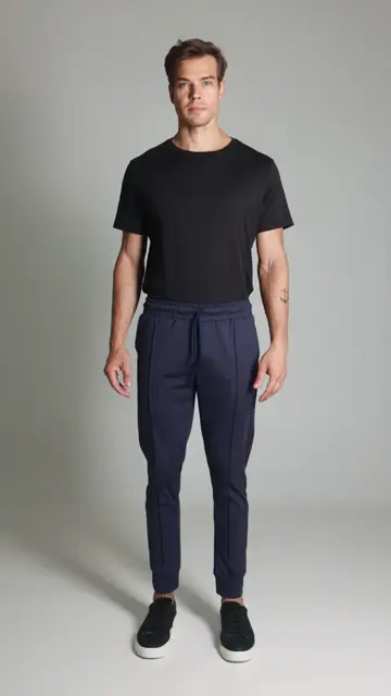 Calça Malha Performace Bolso Faca Brooksfield: detalhes de perto e cós