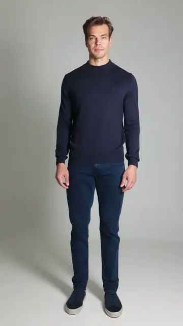 Calça Jeans Slim Moletom Gold Brooksfield: look completo e caimento